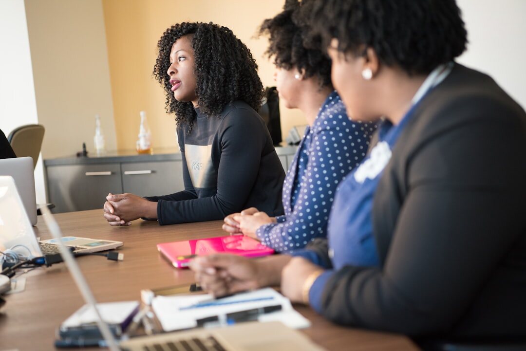 diverse business team collaborating
